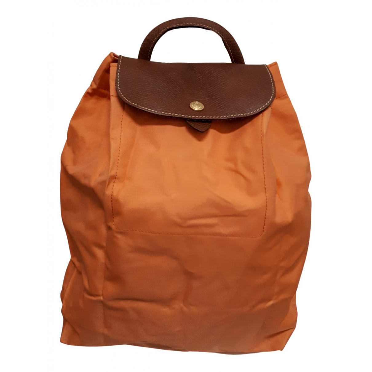 Pliage cloth backpack Longchamp Orange 